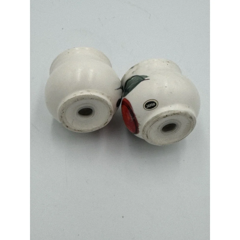 Vintage Salt and Pepper Shakers Tomato Vines Or Fruit